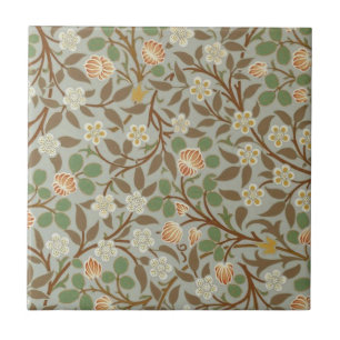 William Morris Kleeblatt Botanische Blume Fliese