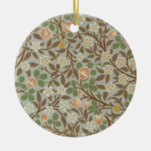 William Morris Kleeblatt Botanische Blume Keramik Ornament