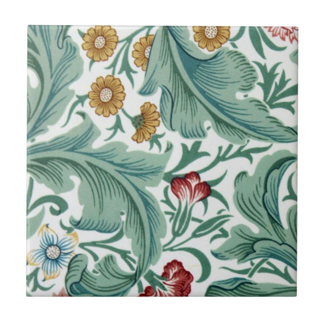 William Morris Kunst Fliese (Vorderseite)