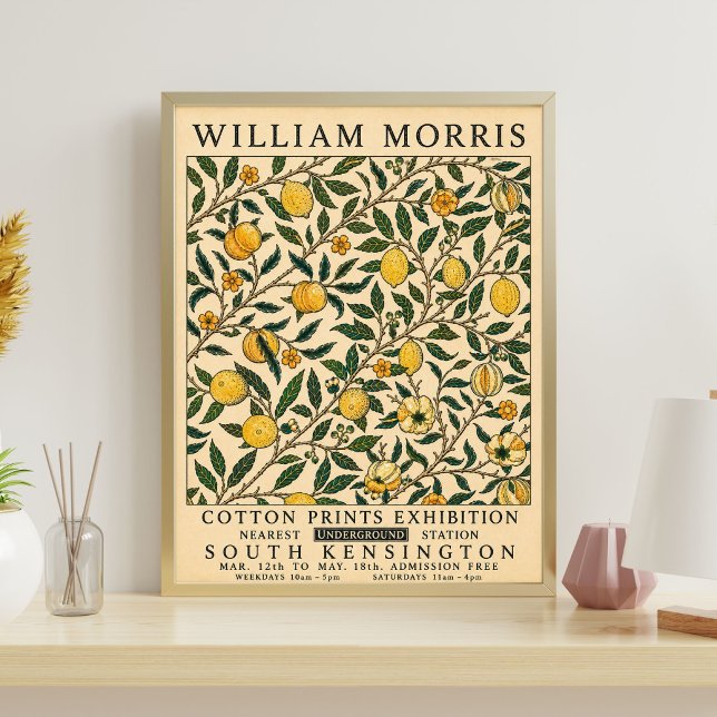 William Morris Kunstwerk | Botanischer Blumenprint Poster (Von Creator hochgeladen)
