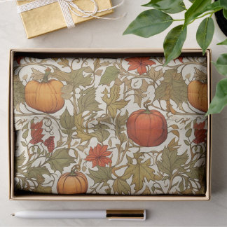 William Morris Kürbisse Wilder Truthahn Seidenpapier