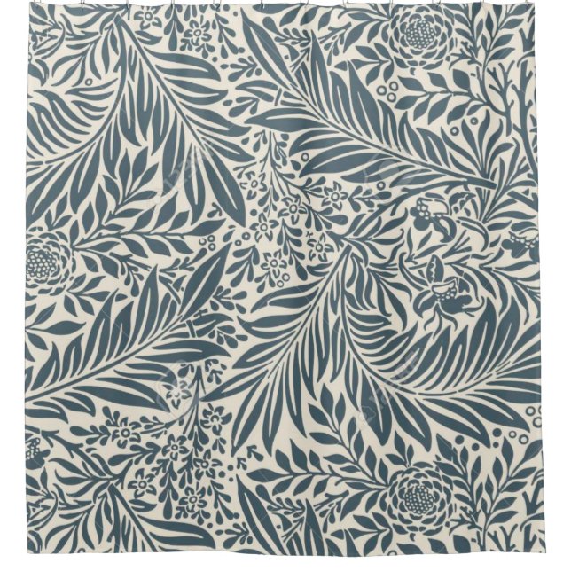 William Morris Larkspur Duschvorhang (Vorderseite)