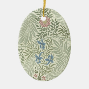 William Morris Larkspur Floral Wallpaper Keramikornament