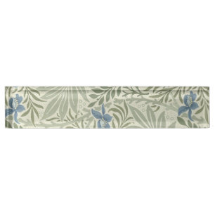 William Morris Larkspur Floral Wallpaper Namensplakette