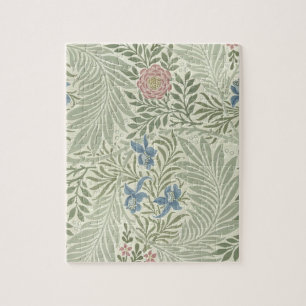 William Morris Larkspur Floral Wallpaper Puzzle
