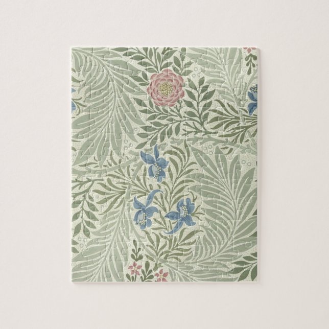 William Morris Larkspur Floral Wallpaper Puzzle (Vertikal)