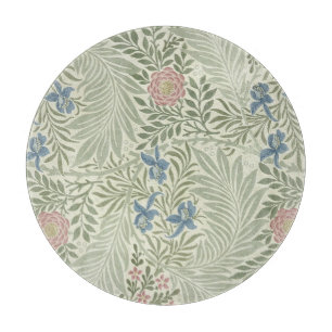 William Morris Larkspur Floral Wallpaper Schneidebrett