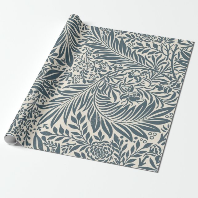 William Morris Larkspur Geschenkpapier (Ungerollt)