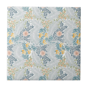William * Morris Larkspur Gold Orange Aquamarin Fliese