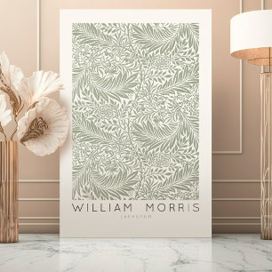 William Morris Larkspur Mauer Poster
