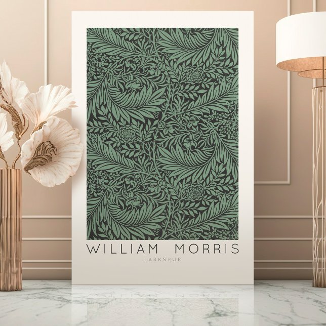 William Morris Larkspur Mauer Poster (Von Creator hochgeladen)