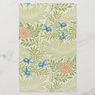 William Morris Larkspur Muster Briefpapier