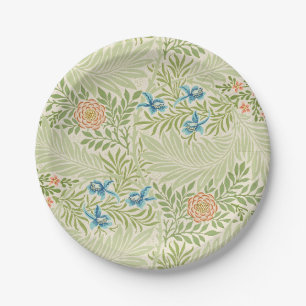 William Morris Larkspur Muster Pappteller