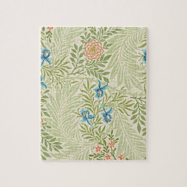 William Morris Larkspur Muster Puzzle (Vertikal)