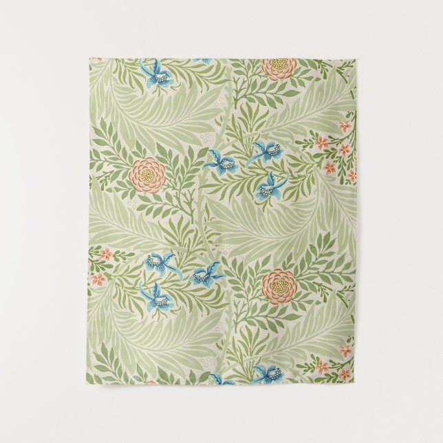 William Morris Larkspur Muster Wandteppich (Vorderseite)