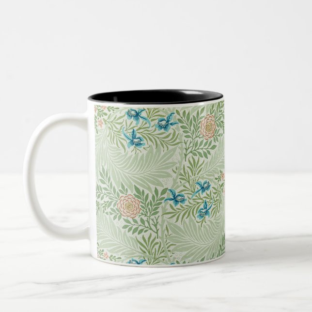William Morris Larkspur Zweifarbige Tasse (Links)