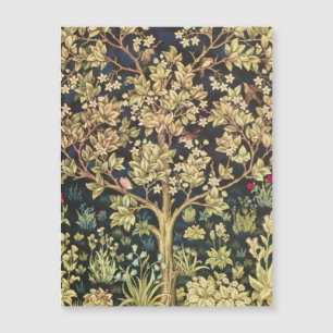 William Morris Lebensbaum Florale Vintage Kunst Magnetkarte