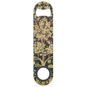 William Morris Lebensbaum Florale Vintage-Kunst Speedflaschenöffner