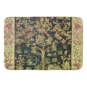 William Morris Lebensbaum Florales Vintage-Kunstwe Badematte