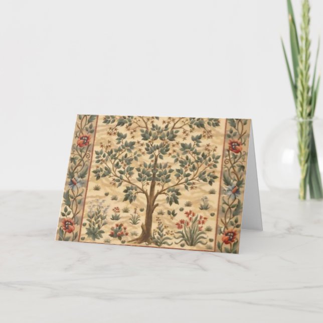 William Morris Lebensbaum Karte (Vorderseite)