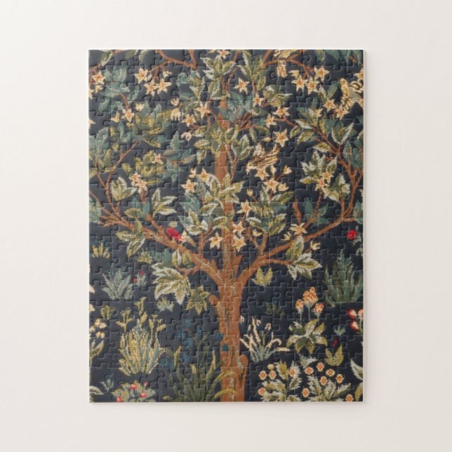 William Morris - Lebensbaum Puzzle (Vertikal)