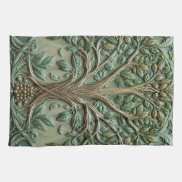 William Morris Lebensbaum Vintage Prä-Rafaelit Geschirrtuch