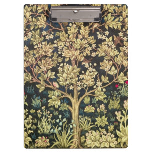 William Morris Lebensbaum Vintage Prä-Rafaelit Klemmbrett