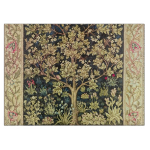 William Morris Lebensbaum Vintage Prä-Rafaelit Schneidebrett