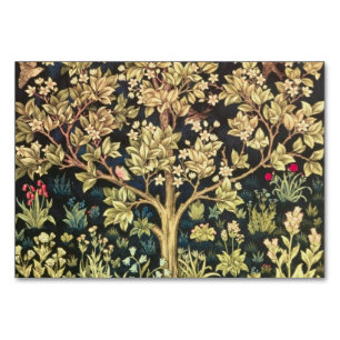 William Morris Lebensbaum Vintage Prä-Rafaelit Tischnummer