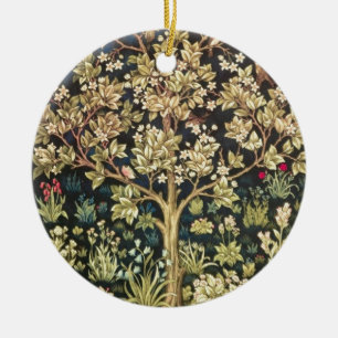 William Morris Lebensbaum Vintage Prä-Rafaelitisch Keramik Ornament