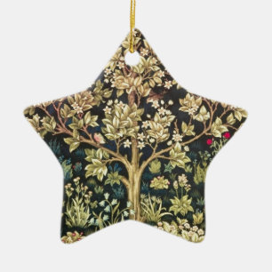 William Morris Lebensbaum Vintage Prä-Rafaelitisch Keramikornament