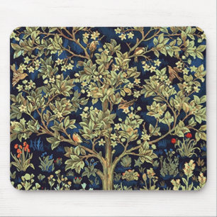 William Morris Lebensbaum Vintage Prä-Rafaelitisch Mousepad