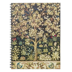 William Morris Lebensbaum Vintage Prä-Rafaelitisch Notizblock