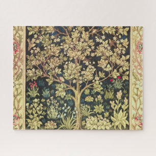 William Morris Lebensbaum Vintage Prä-Rafaelitisch Puzzle