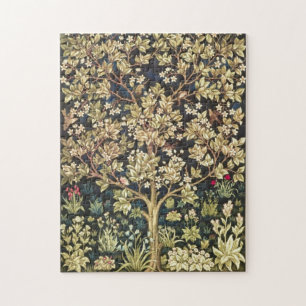 William Morris Lebensbaum Vintage Prä-Rafaelitisch Puzzle