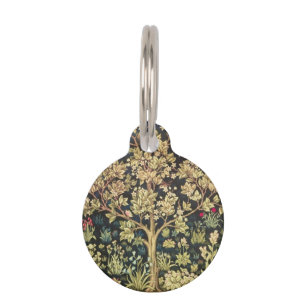 William Morris Lebensbaum Vintage Prä-Raphaelite Tiernamensmarke