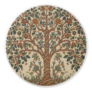 William Morris Lebensbaum Vintage Vor-Raphaeliten Keramikknauf