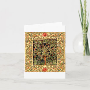 William Morris - Lebensbaummuster Karte