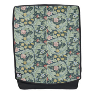 William Morris Leicester Blätter Blumen Nelke Rucksack