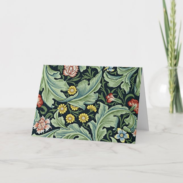 William Morris - Leicester Karte (Vorderseite)