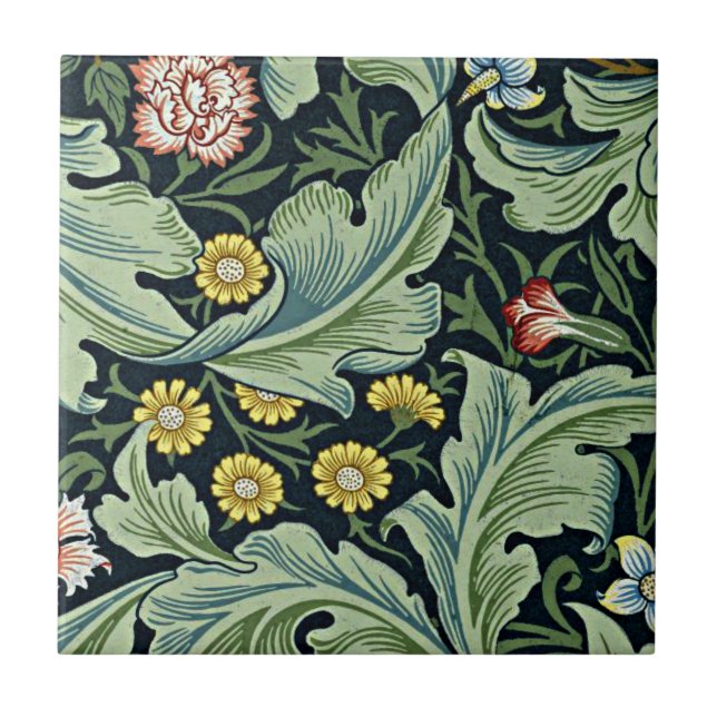 William Morris - Leicester Keramik Tile Fliese (Vorderseite)