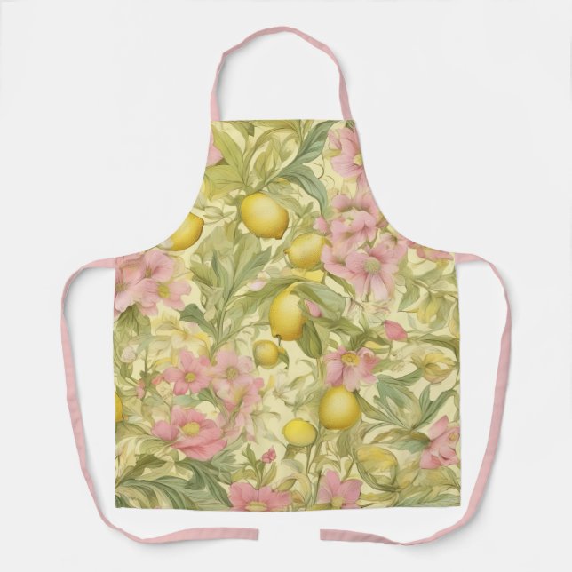 William Morris Lemon & Floral Schürze (Vorderseite)