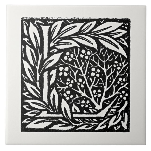 William Morris, Liebe genügt, Fliese (Vorderseite)