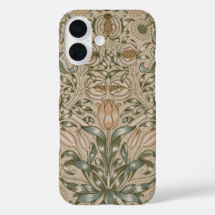 William Morris Lilien- und Granatapfel-Blumenmuste iPhone 16 Hülle