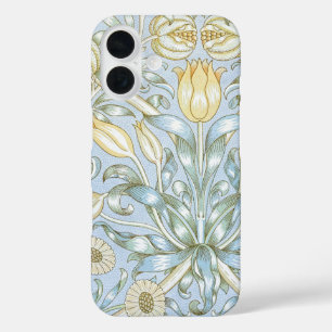 William Morris Lilien- und Granatapfel-Blumenmuste iPhone 16 Hülle