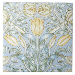William Morris Lily and Pomegranate Blume Pattern Fliese