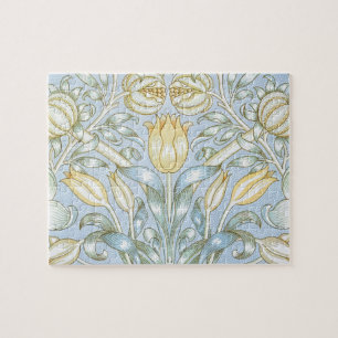 William Morris Lily and Pomegranate Blume Pattern Puzzle