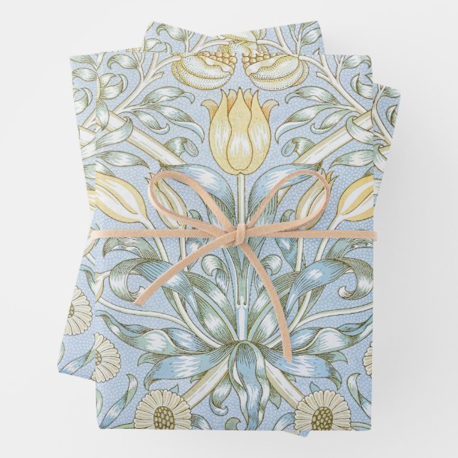 William Morris Lily and Pomegranate Flower Pattern Geschenkpapier Set (Beispiel)