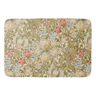 William Morris Lily Art Nouveau Floral Badematte