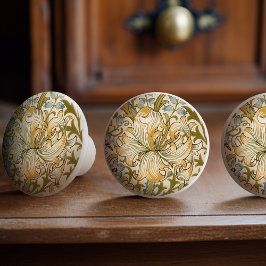 William Morris Lily Art Nouveau Floral Keramikknauf